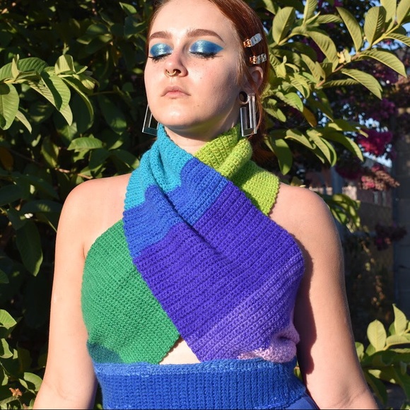 Handmade Wraparound Crochet Top - Picture 4 of 16